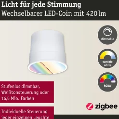 LED Modul Einbauleuchte Smart Home Zigbee 3.0 - Base 1er-Set