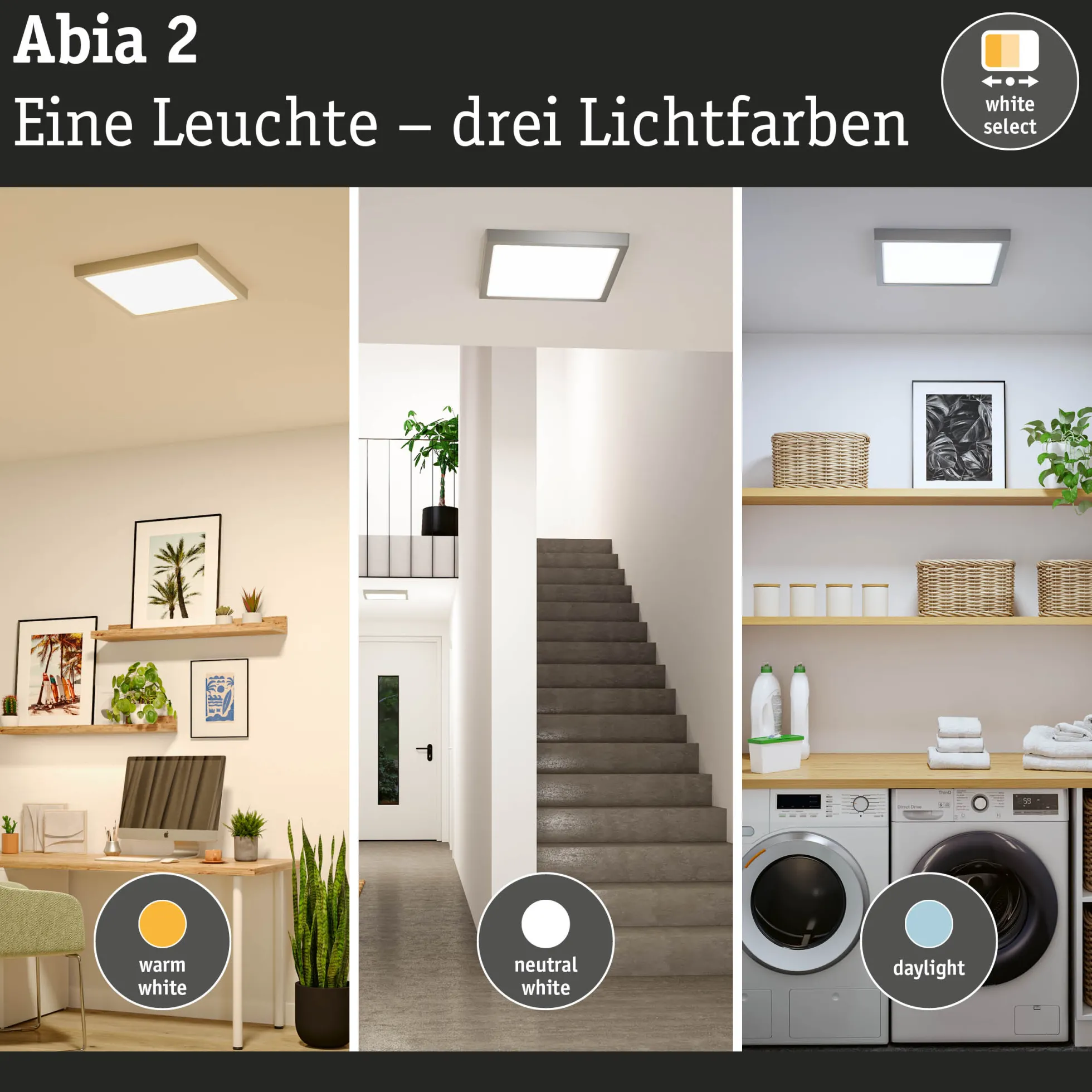 LED Panel - Abia 2 White Select
