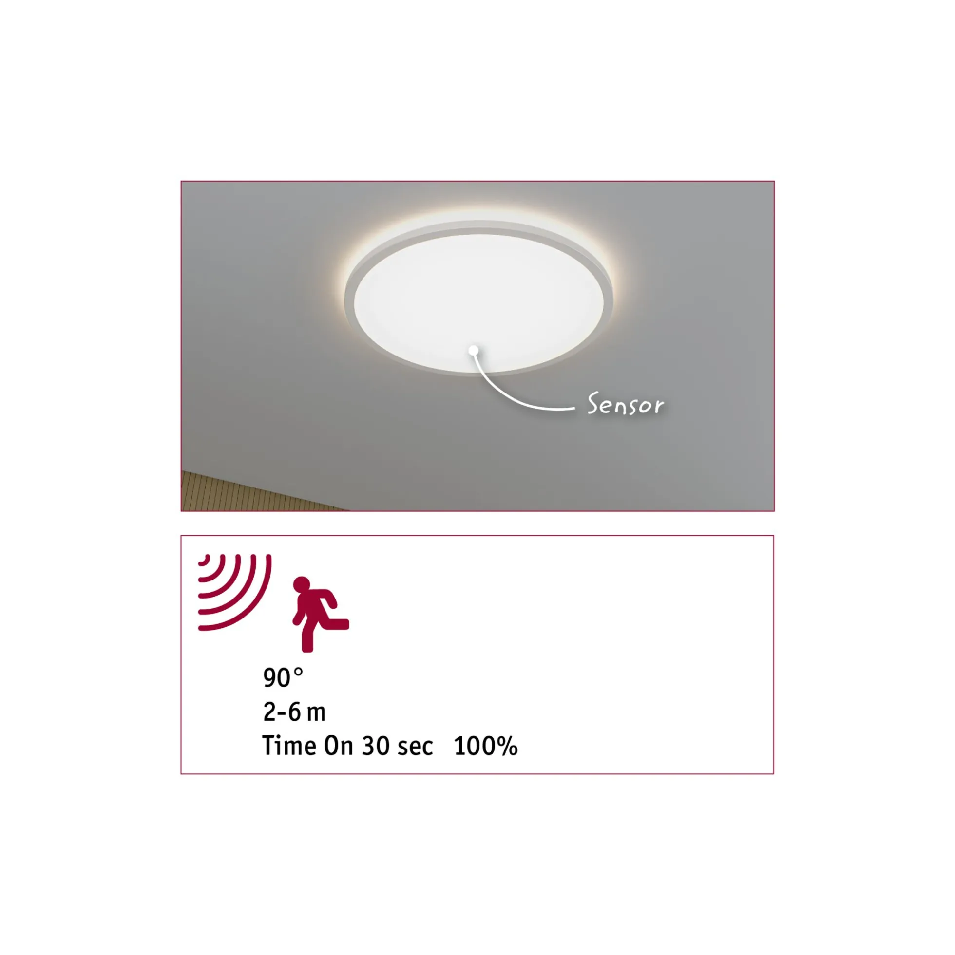 LED Panel - Atria Shine Bewegungsmelder (HF)