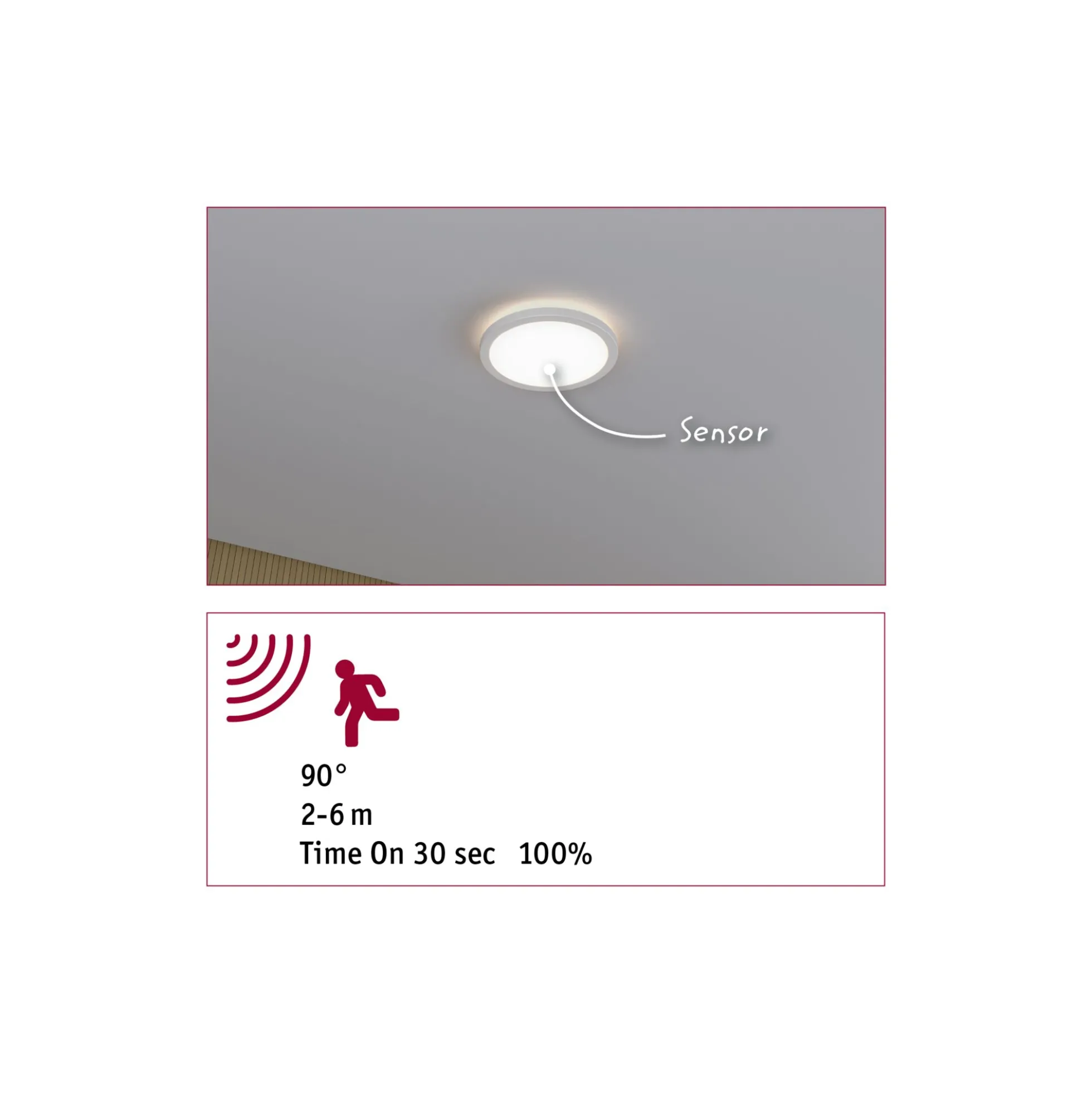 LED Panel - Atria Shine Bewegungsmelder (HF)