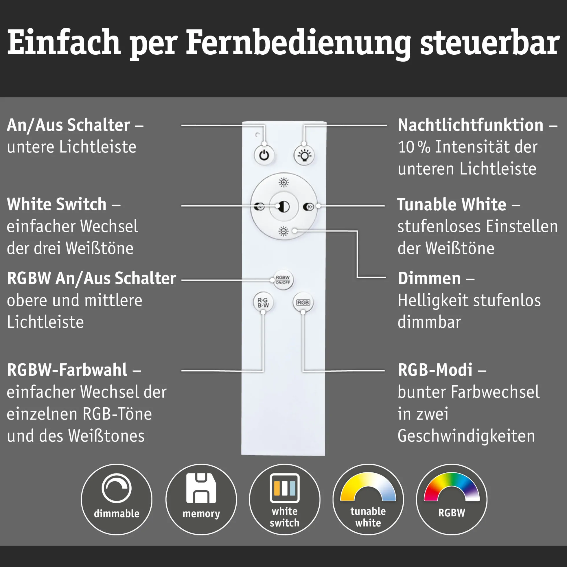 LED Pendelleuchte - Raiko