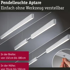 LED Pendelleuchte Smart Home Zigbee 3.0 - Aptare