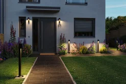 LED Pollerleuchte - Caissa Dämmerungsgesteuerter Bewegungsmelder (HF)