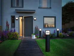 LED Pollerleuchte - Padea Dämmerungsgesteuerter Bewegungsmelder (IR) seewasserresistent