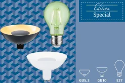 LED Reflektor 3-Step-Dim - LED Reflektor 3-Step-Dim GU10 230V 170lm 4,9W 1900K dimmbar Schwarz/Gold