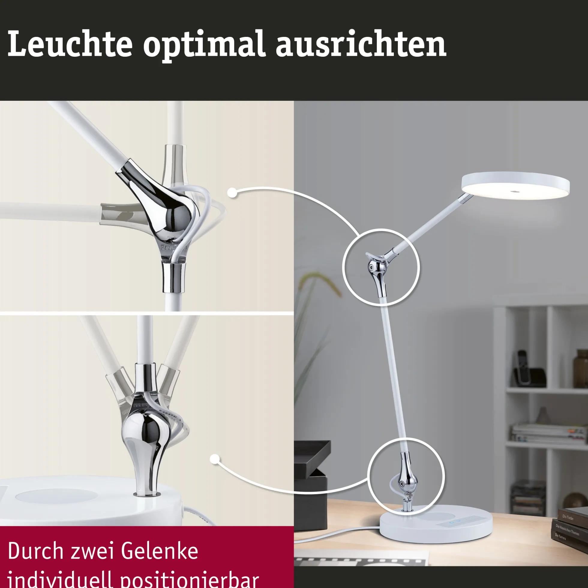 LED Schreibtischleuchte - Numis QI
