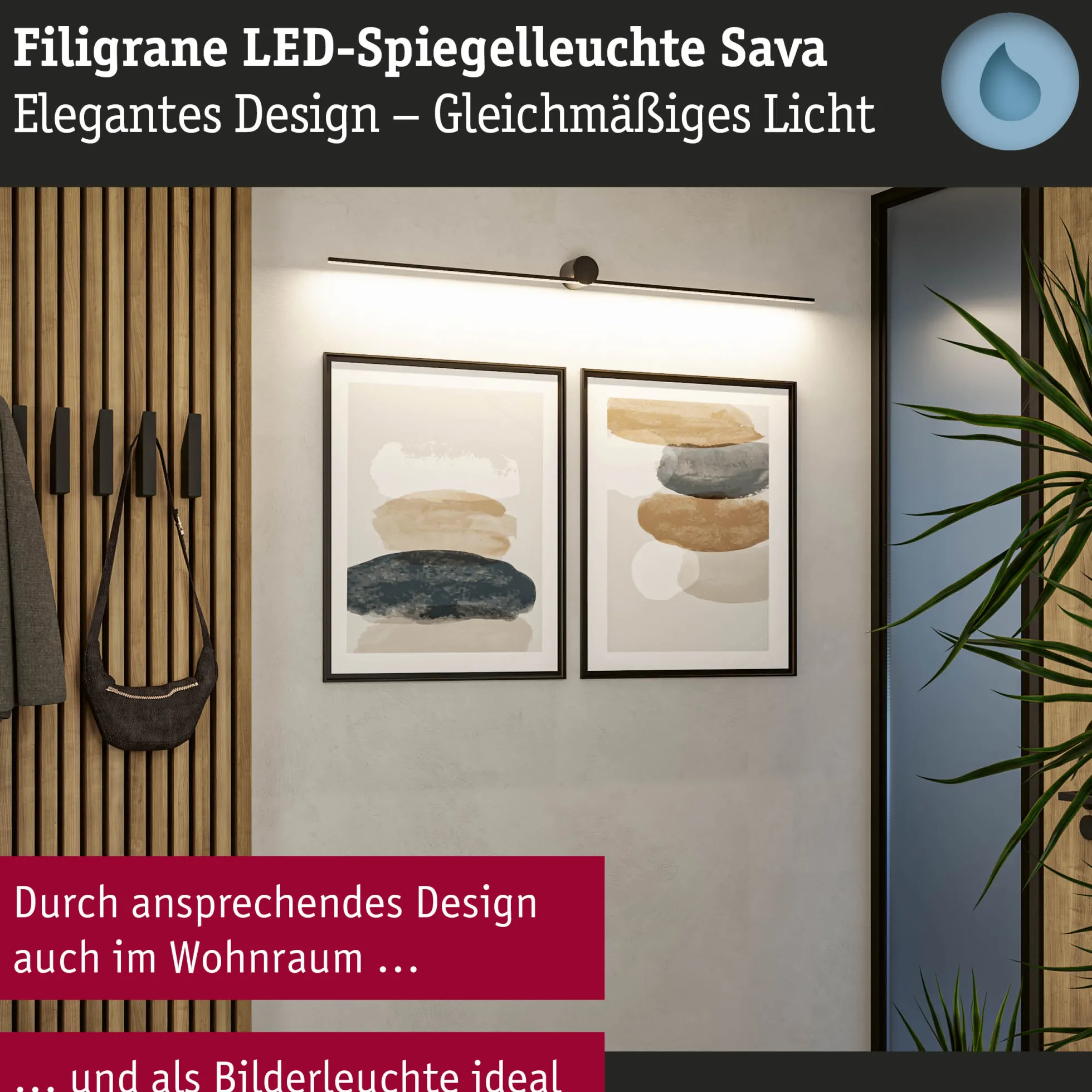 LED Spiegelleuchte - Sava