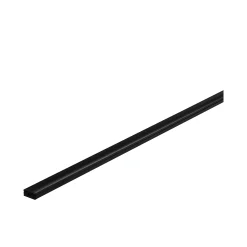 LED Strip Profil - Base Schwarzer Diffusor 1m