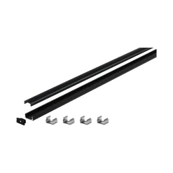 LED Strip Profil - Base Schwarzer Diffusor 2m
