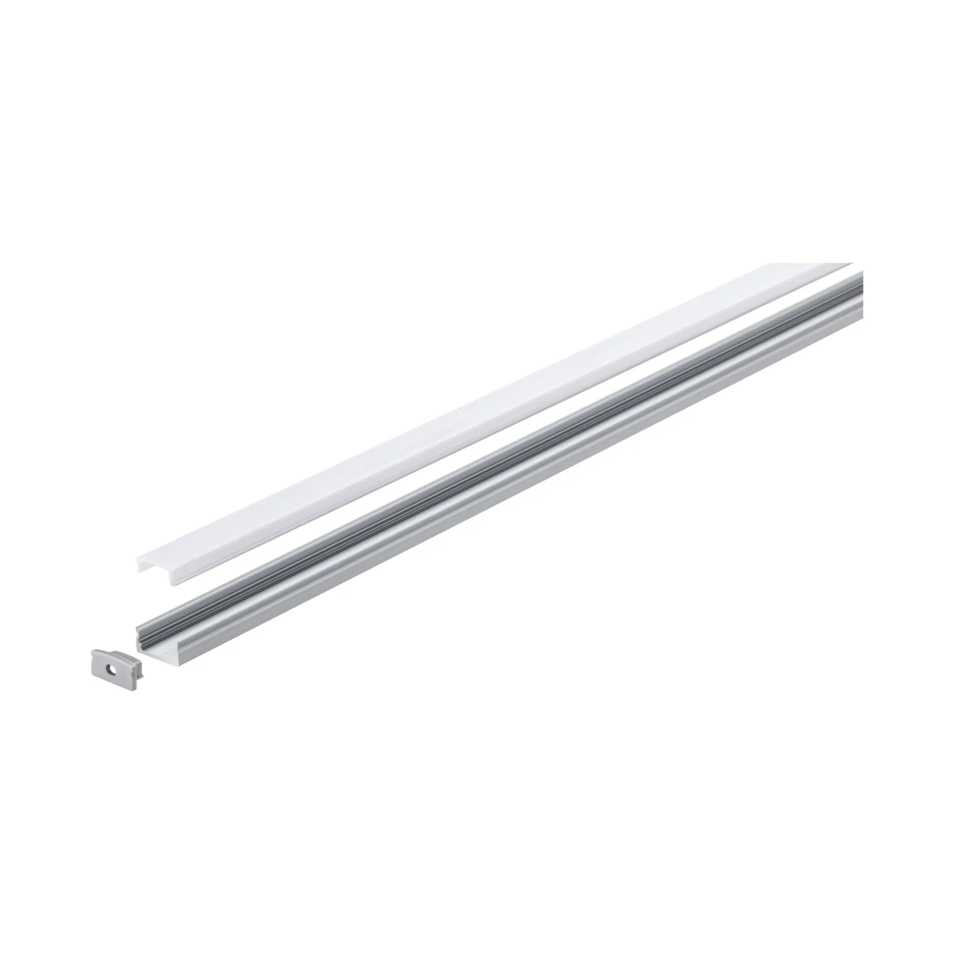LED Strip Profil - Base Weißer Diffusor 1m