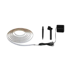 LED Stripe Solar - 3m inkl. Dämmerungssensor und Akku