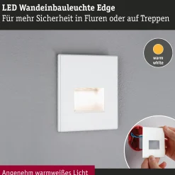 LED Wandeinbauleuchte - Edge Quadro