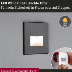 LED Wandeinbauleuchte - Edge Quadro
