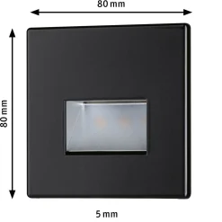 LED Wandeinbauleuchte - Edge Quadro