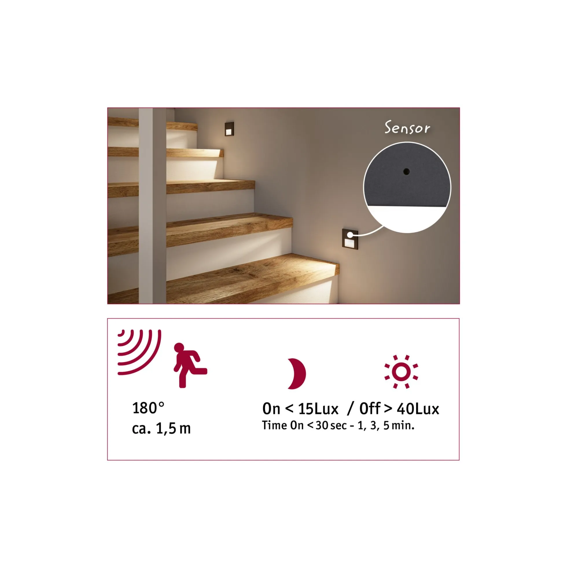 LED Wandeinbauleuchte - Tsaro