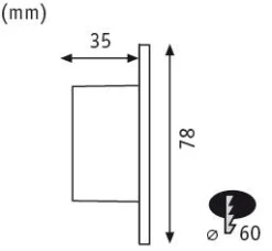 LED Wandeinbauleuchte - Wall