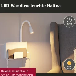LED Wandleuchte - Halina USB C