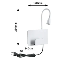 LED Wandleuchte - Halina USB C