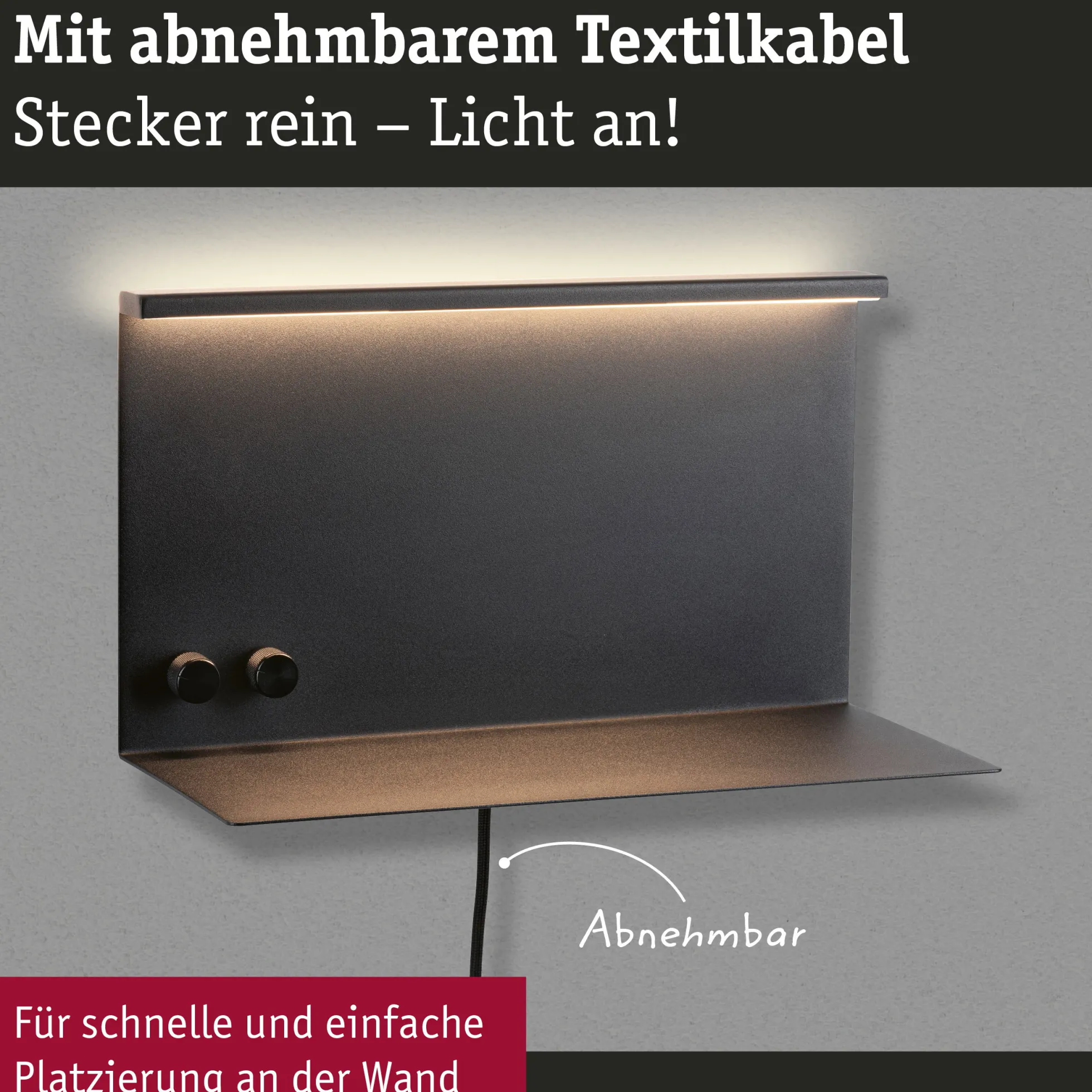 LED Wandleuchte - Jarina USB C