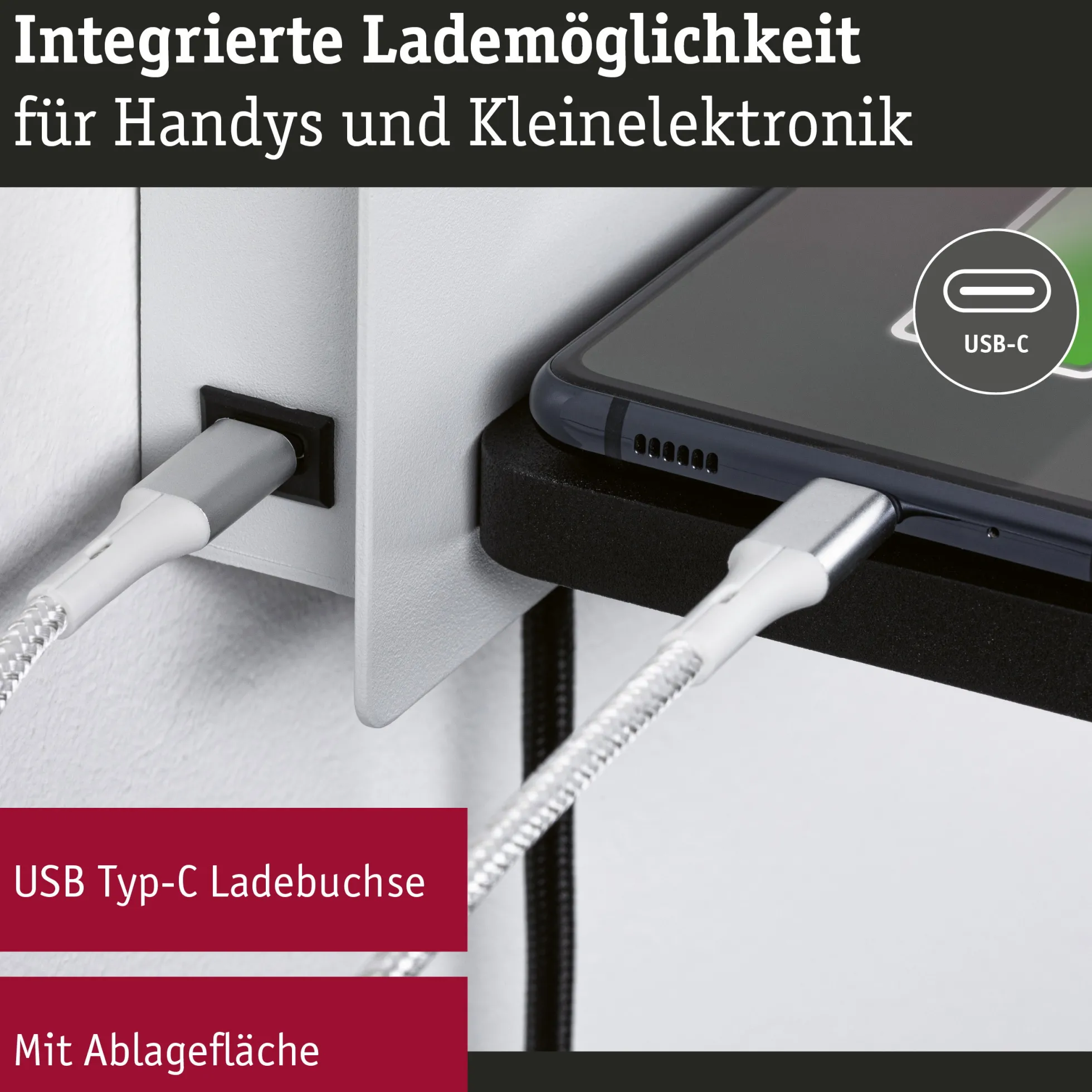 LED Wandleuchte - Serra USB C