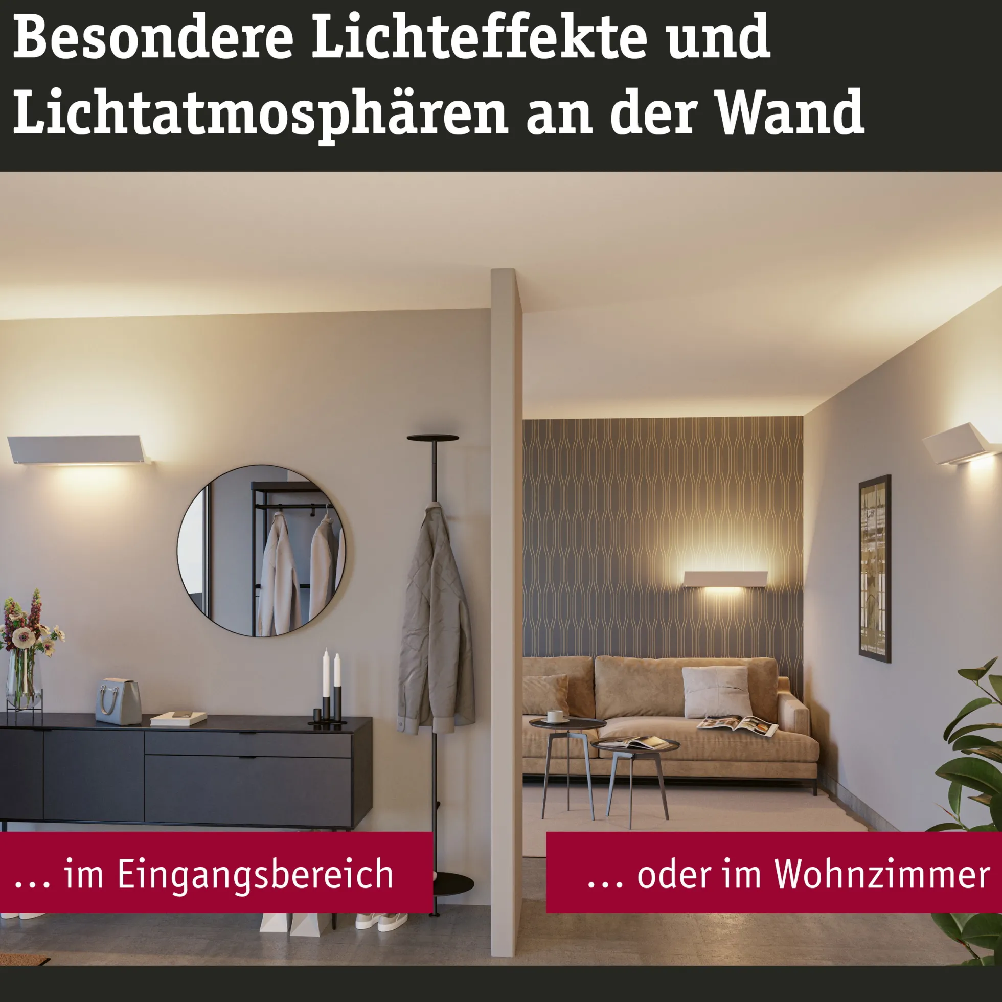 LED Wandleuchte 3-Step-Dim - Ranva