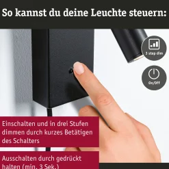 LED Wandleuchte 3-Step-Dim - Hulda USB C