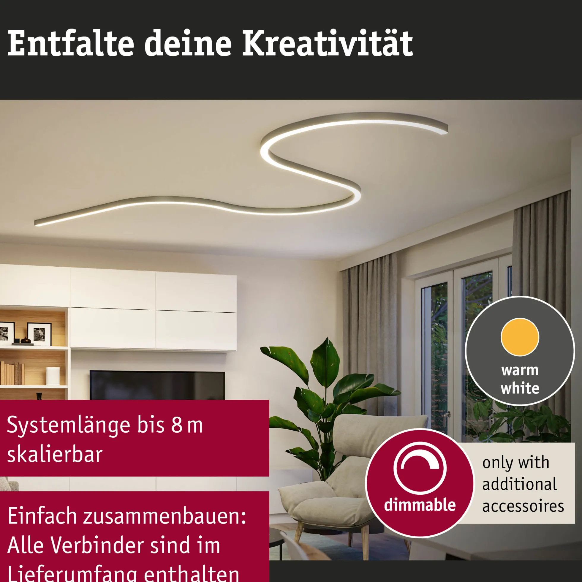 Linion Lichtkanal - 90 °