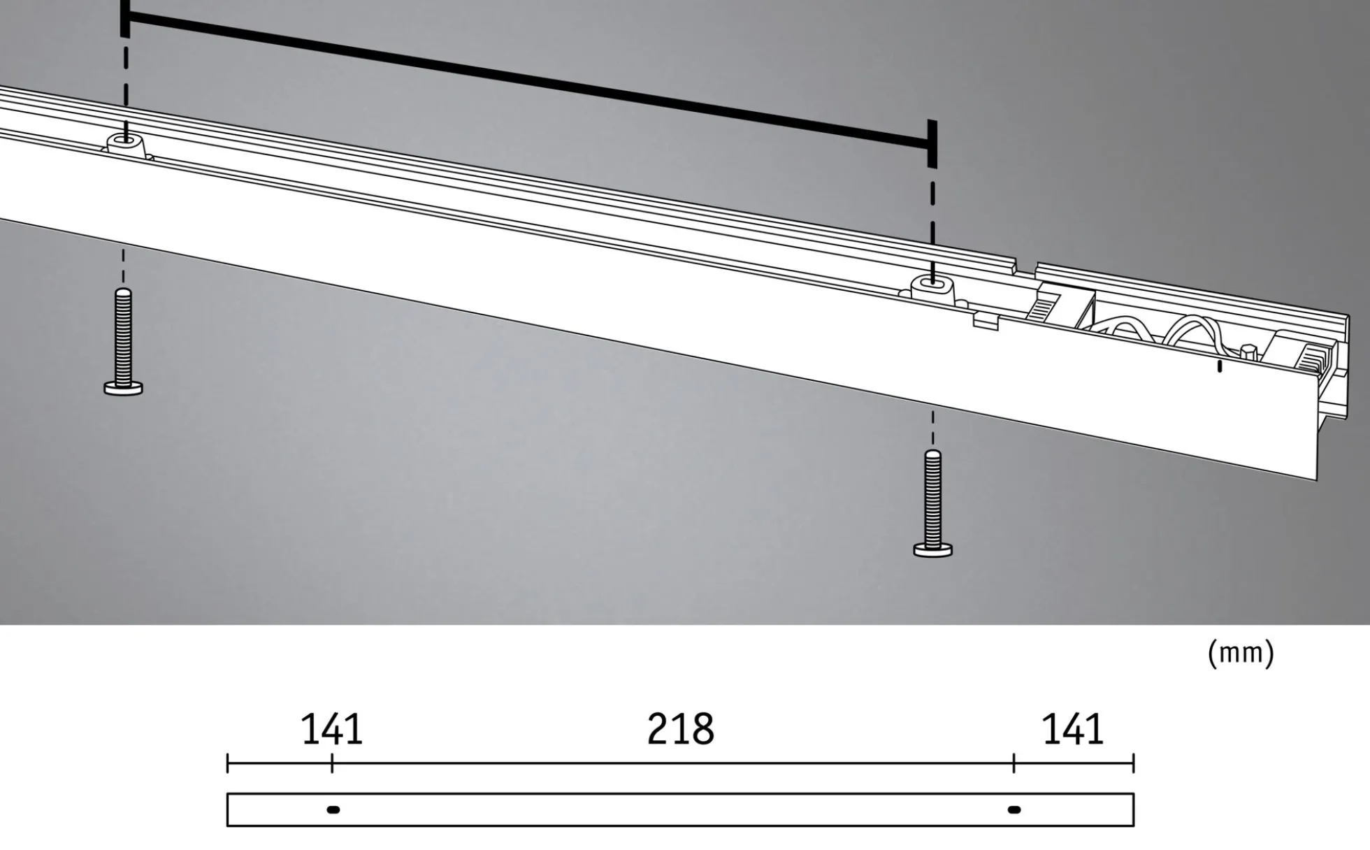 Linion Lichtkanal - 0,5m