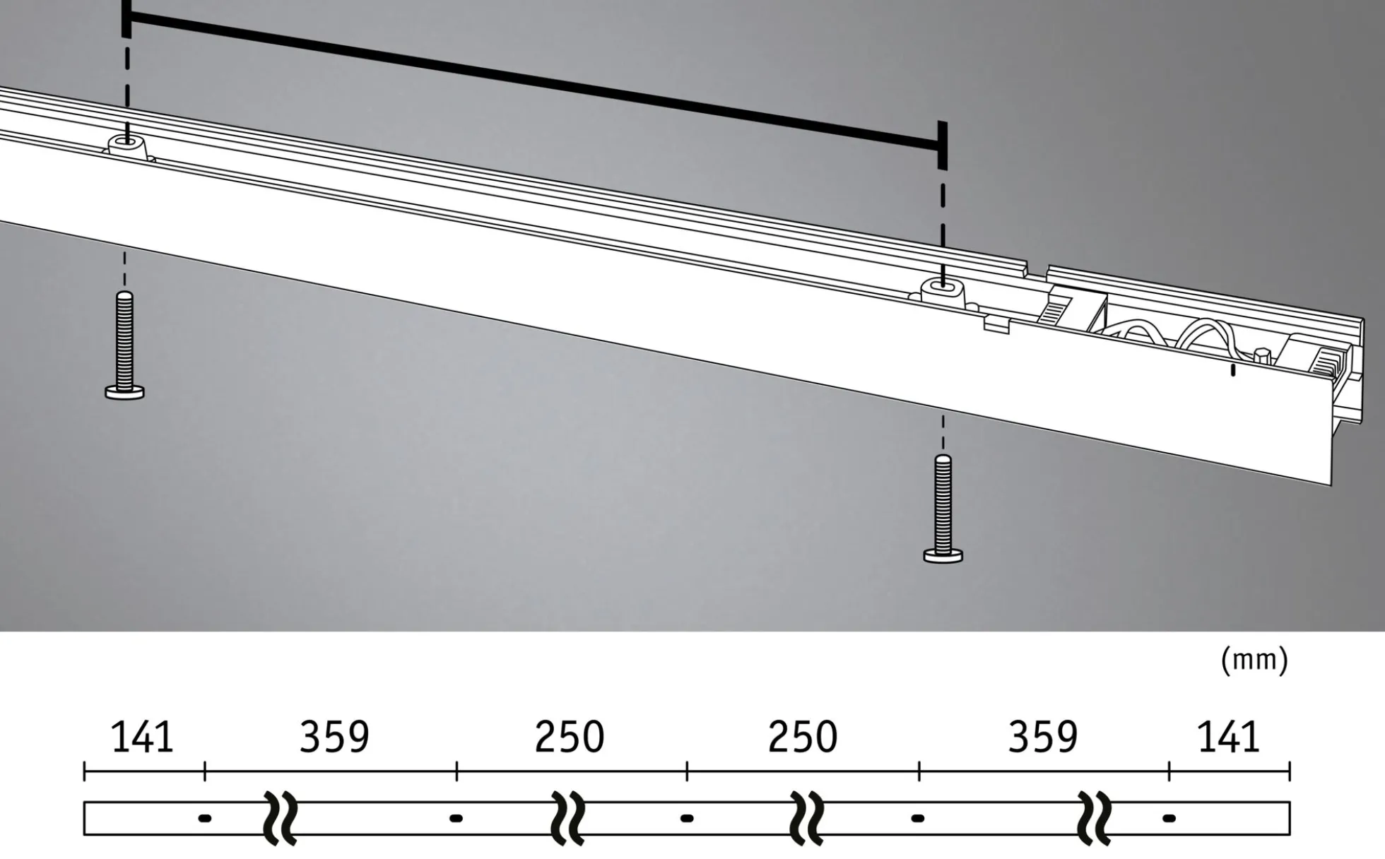Linion Lichtkanal - 1,5m
