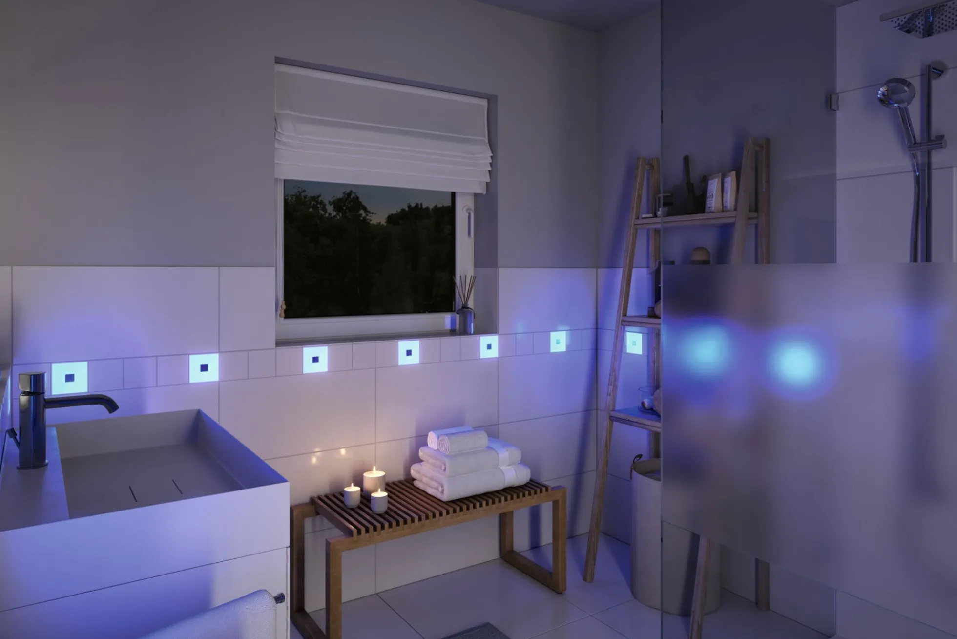 LumiTiles LED Fliesen Smart Home Zigbee 3.0 - Square 5er-Set