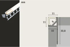 LumiTiles LED Strip Profil - Frame 2m