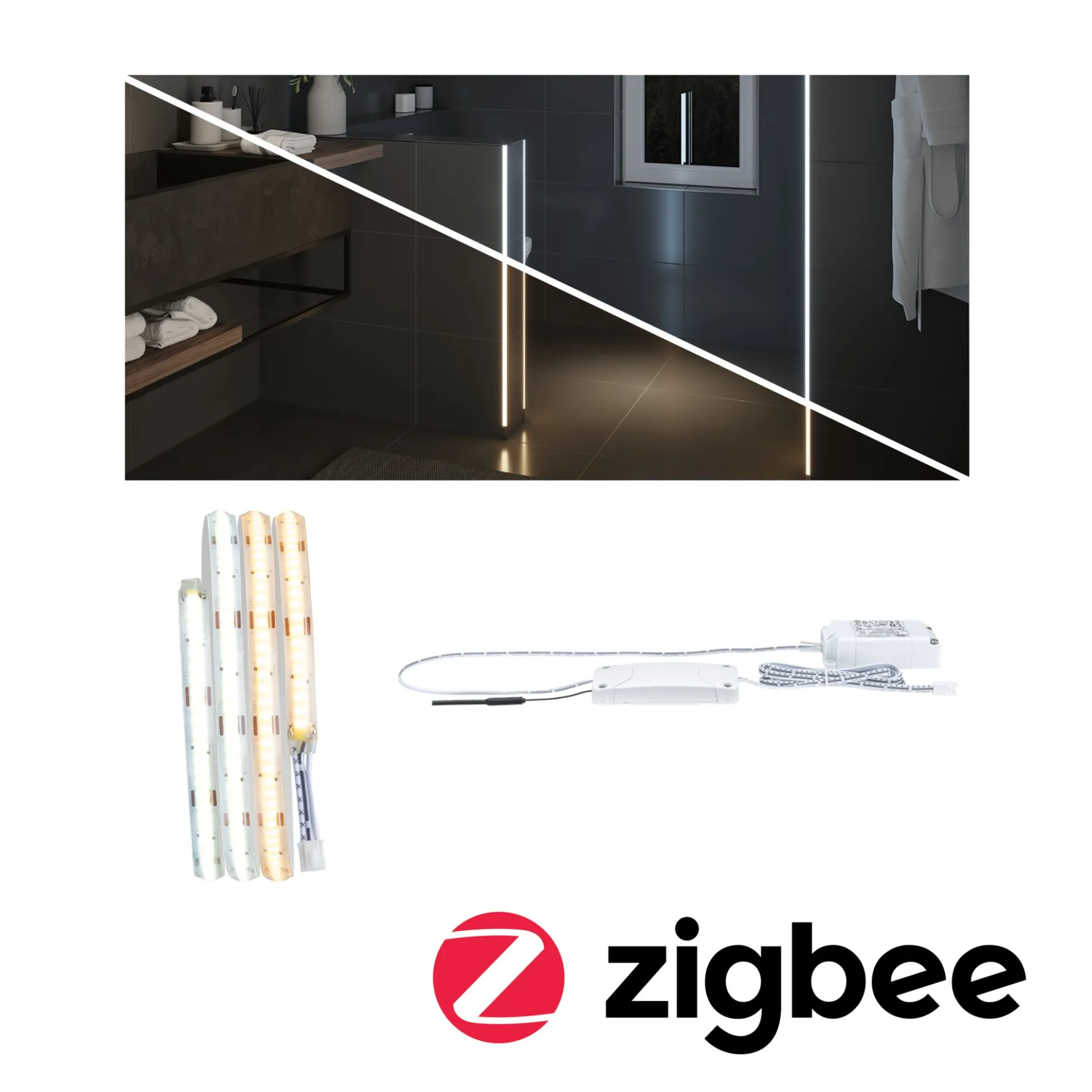 LumiTiles LED Stripe Smart Home Zigbee 3.0 - Full-Line COB Slim
