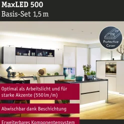 MaxLED 500 LED Strip - Basisset 1,5m Warmweiß