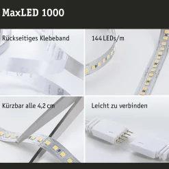 MaxLED 1000 LED Strip - Basisset 3m Tageslichtweiß
