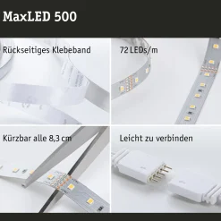 MaxLED 500 LED Strip - Basisset 10m Warmweiß