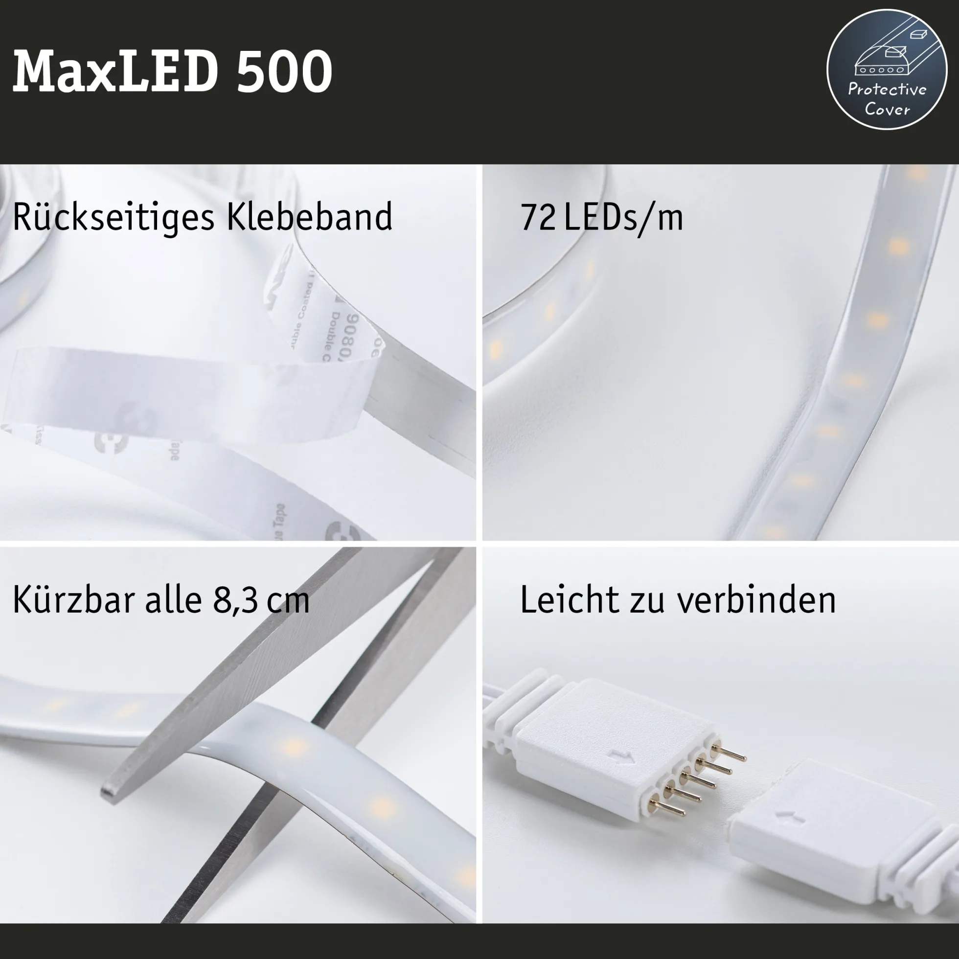 MaxLED 500 LED Strip - Basisset 3m Tageslichtweiß