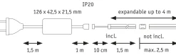 MaxLED 500 LED Strip - Basisset 1,5m 2700K