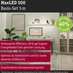 MaxLED 500 LED Strip - Basisset 5m Warmweiß
