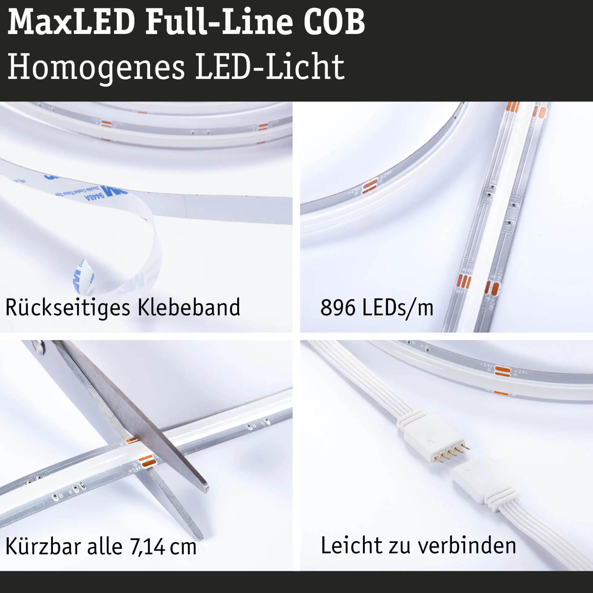 MaxLED 1000 LED Strip - Basisset 3m RGBW
