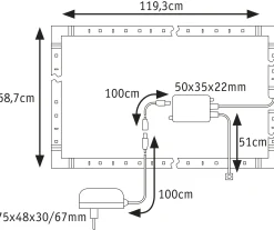 MaxLED 250 LED Strip - Basisset 3,6m RGBW+
