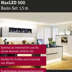 MaxLED 500 LED Strip - Basisset 1,5m Warmweiß