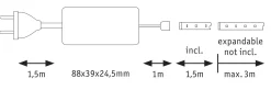 MaxLED 500 LED Strip - Basisset 1,5m Warmweiß
