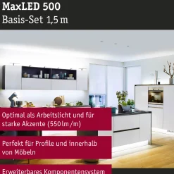MaxLED 500 LED Strip - Basisset 1,5m Tageslichtweiß