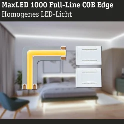 MaxLED 1000 LED Strip - Ecke 90 ° Tageslichtweiß