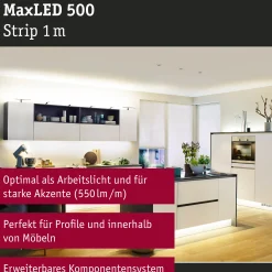 MaxLED 500 LED Strip - Einzelstrip 1m Warmweiß