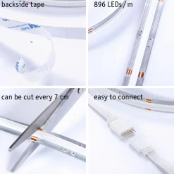 MaxLED 500 LED Strip - Einzelstrip 2,5m RGBW