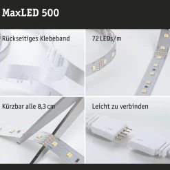MaxLED 500 LED Strip - Einzelstrip 20m Warmweiß