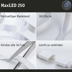 MaxLED 250 LED Strip - Erweiterung 2,5m 2700K