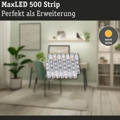 MaxLED 500 LED Strip - Erweiterung 2,5m Warmweiß