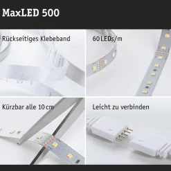 MaxLED 500 LED Strip Smart Home Bluetooth - Basisset 10m Tunable White